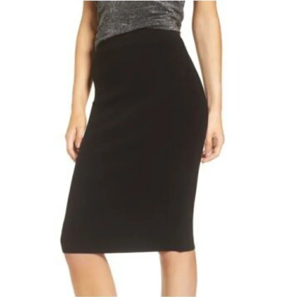 Leith High Waist Bodycon Skirt sz XS in Black